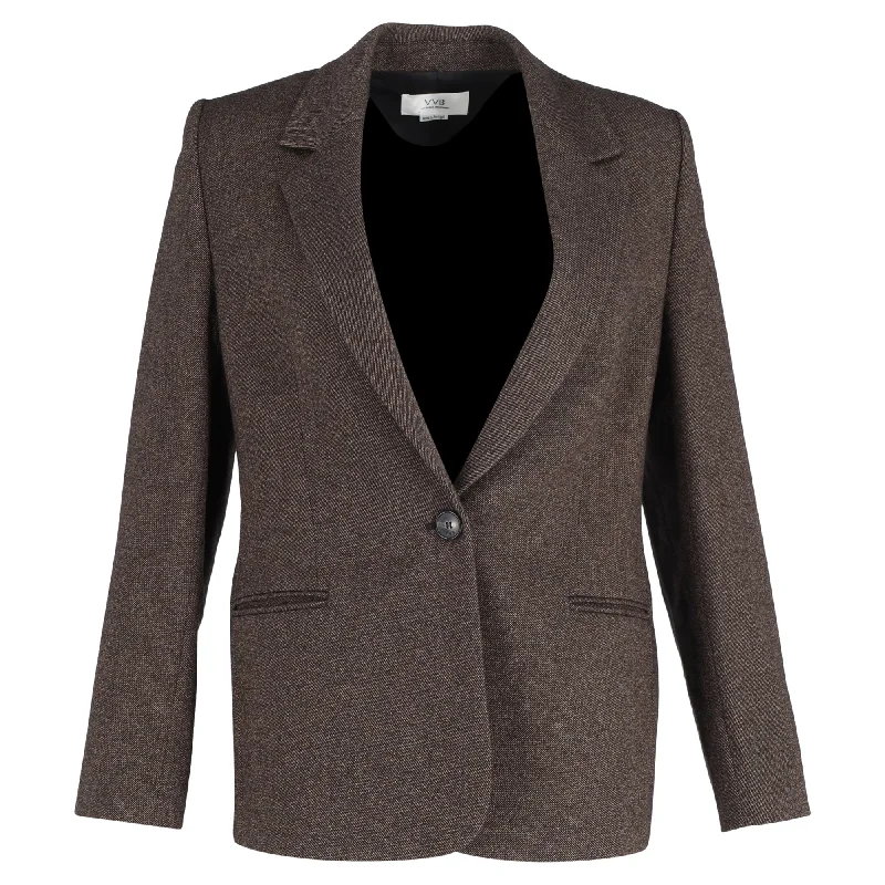 Victoria, Victoria Beckham Fitted Jacket In Brown Wool Mesh Jacket Canvas Jacket Denim Jacket Victoria, Victoria Beckham Fitted Jacket In Brown Wool Mesh Jacket Canvas Jacket Denim Jacket